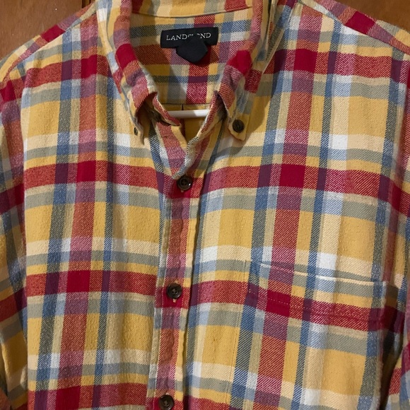 Lands End Flannel - Picture 2 of 4